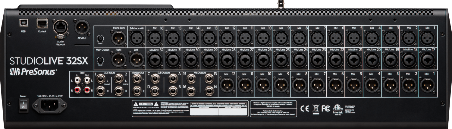 PreSonus StudioLive 32SX